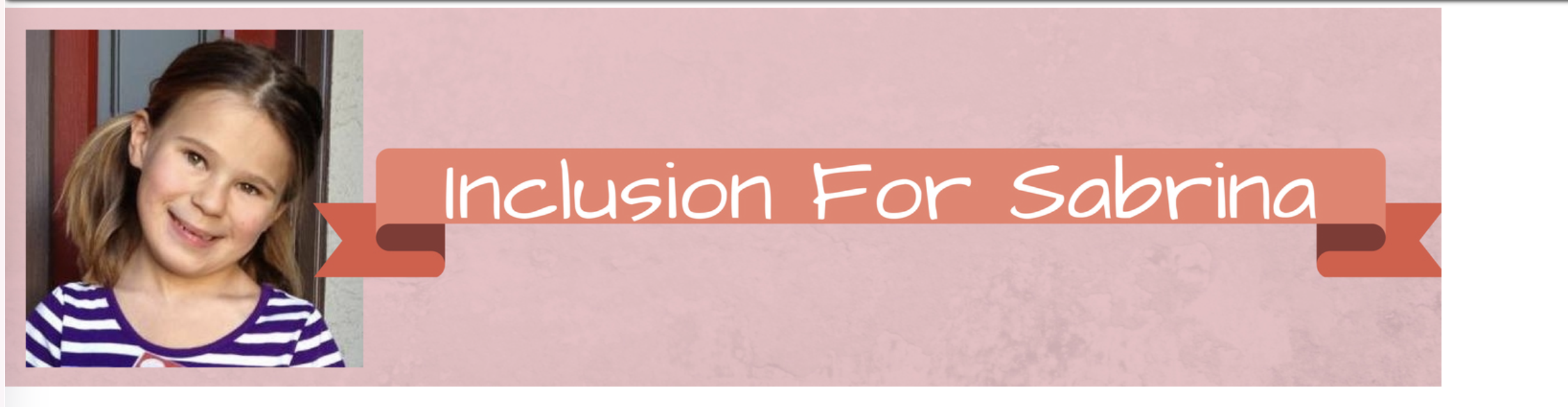 Inclusion for Sabrina